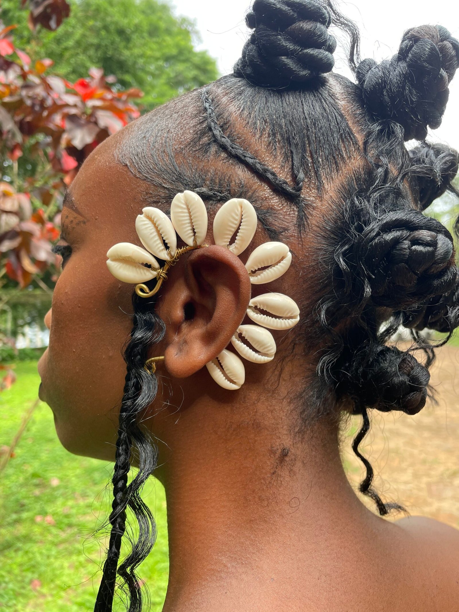 Cowrie Ear Cuffs