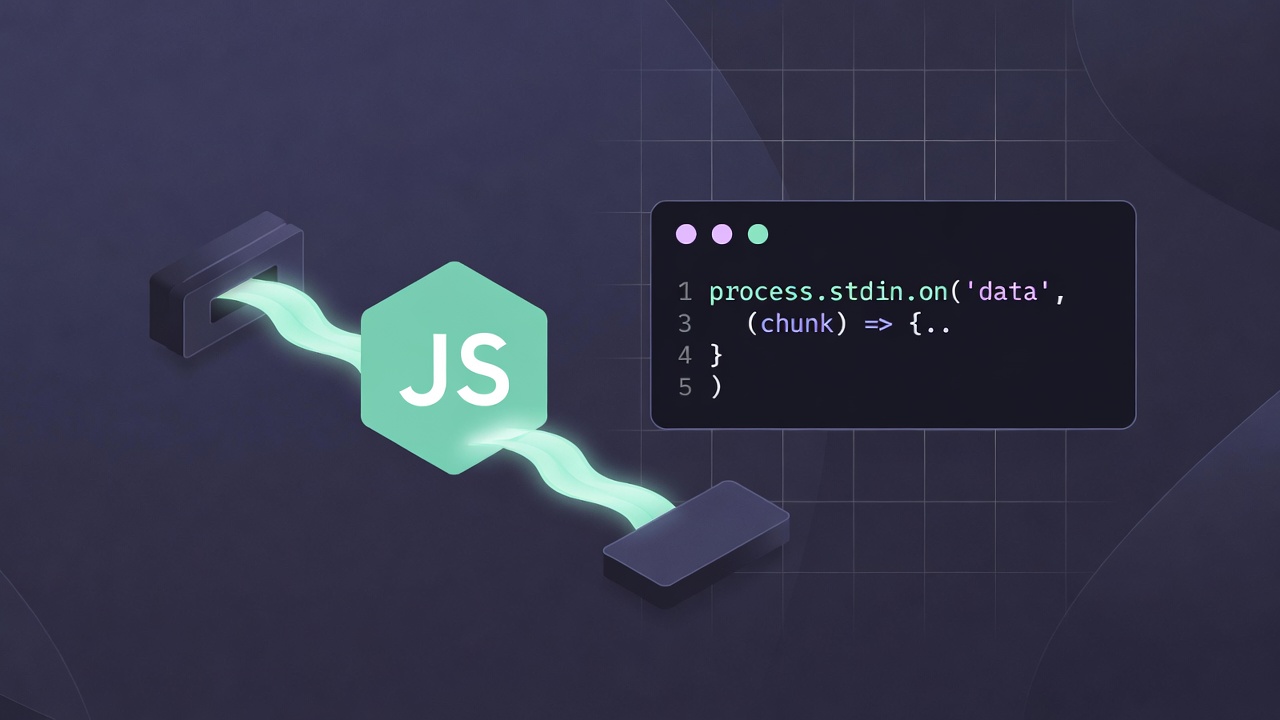 How to pipe data into a node script
