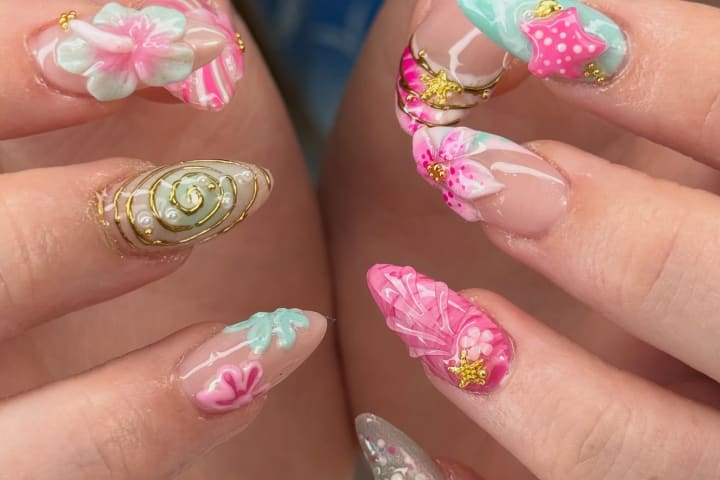 Nail design thumbnail for Instagram post DaMrFAaFIEe