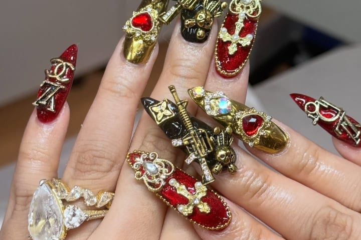 Nail design thumbnail for Instagram post DW41CWVj8KU