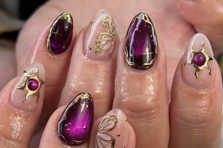Nail design thumbnail for Instagram post Dbel5RqGuRU