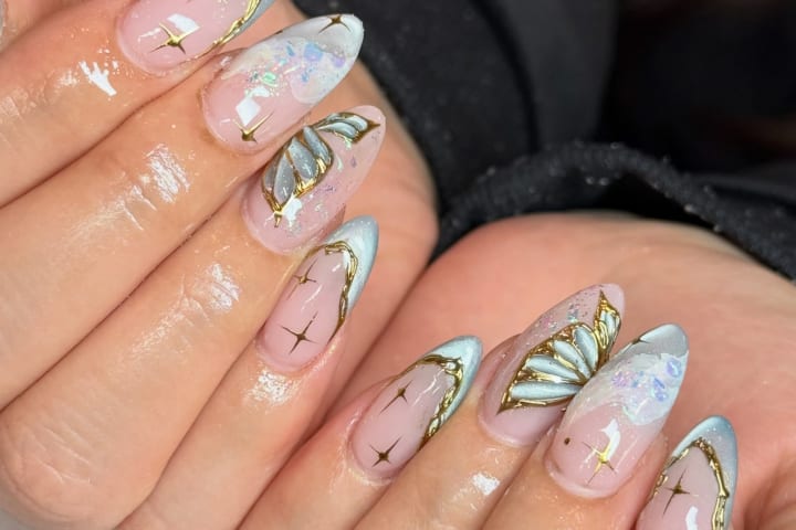 Nail design thumbnail for Instagram post DYYgBMDlLmf