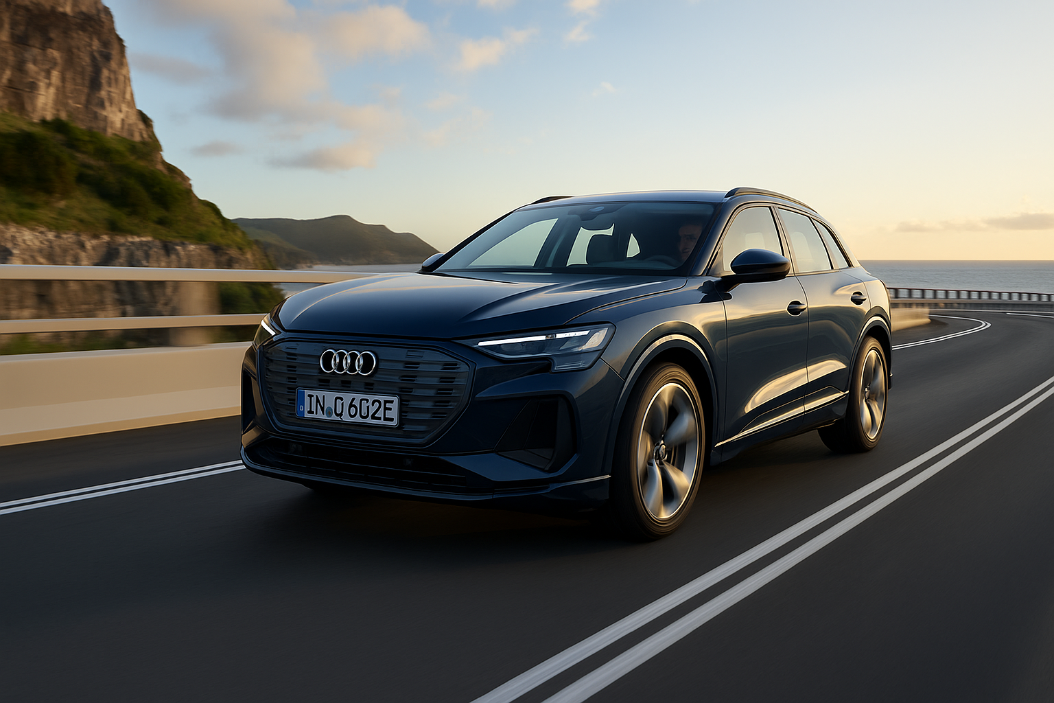 Interni premium Audi Q6 e-tron
