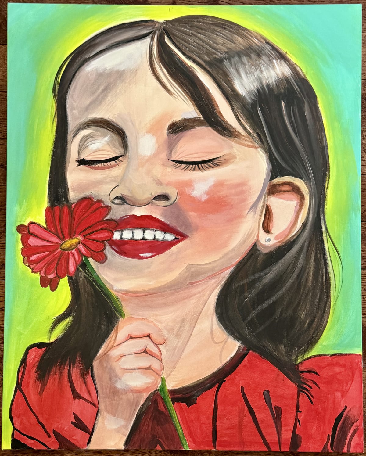 The flower has bloomed