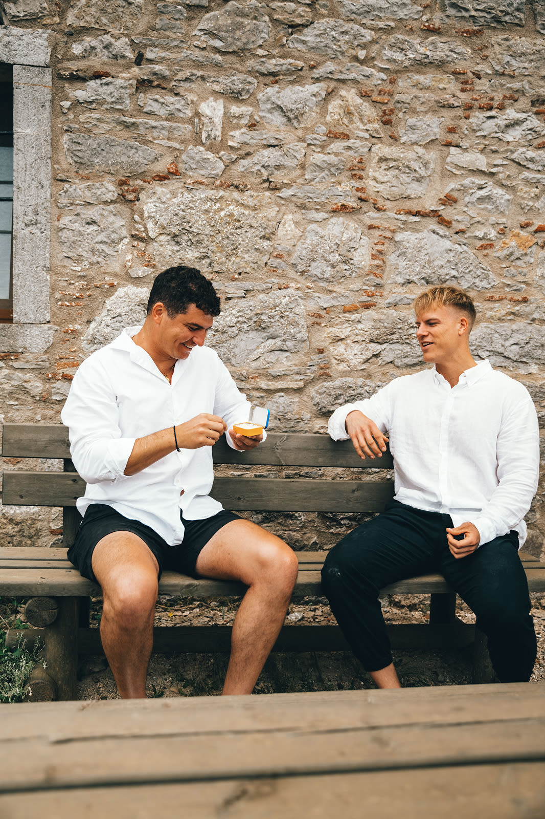 Greco Gum co-founder Nick Brisson with friend of the brand Marcel Schaar.