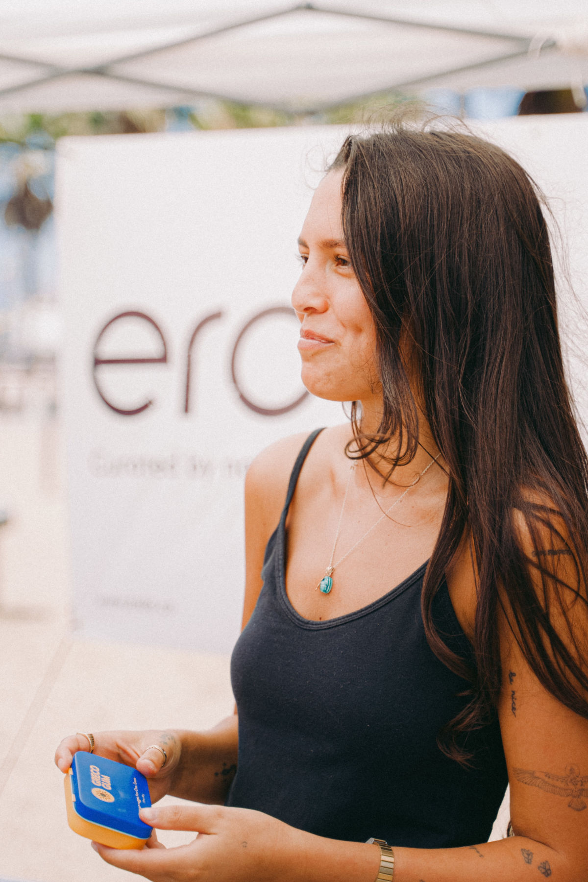 Woman with Greco Gum