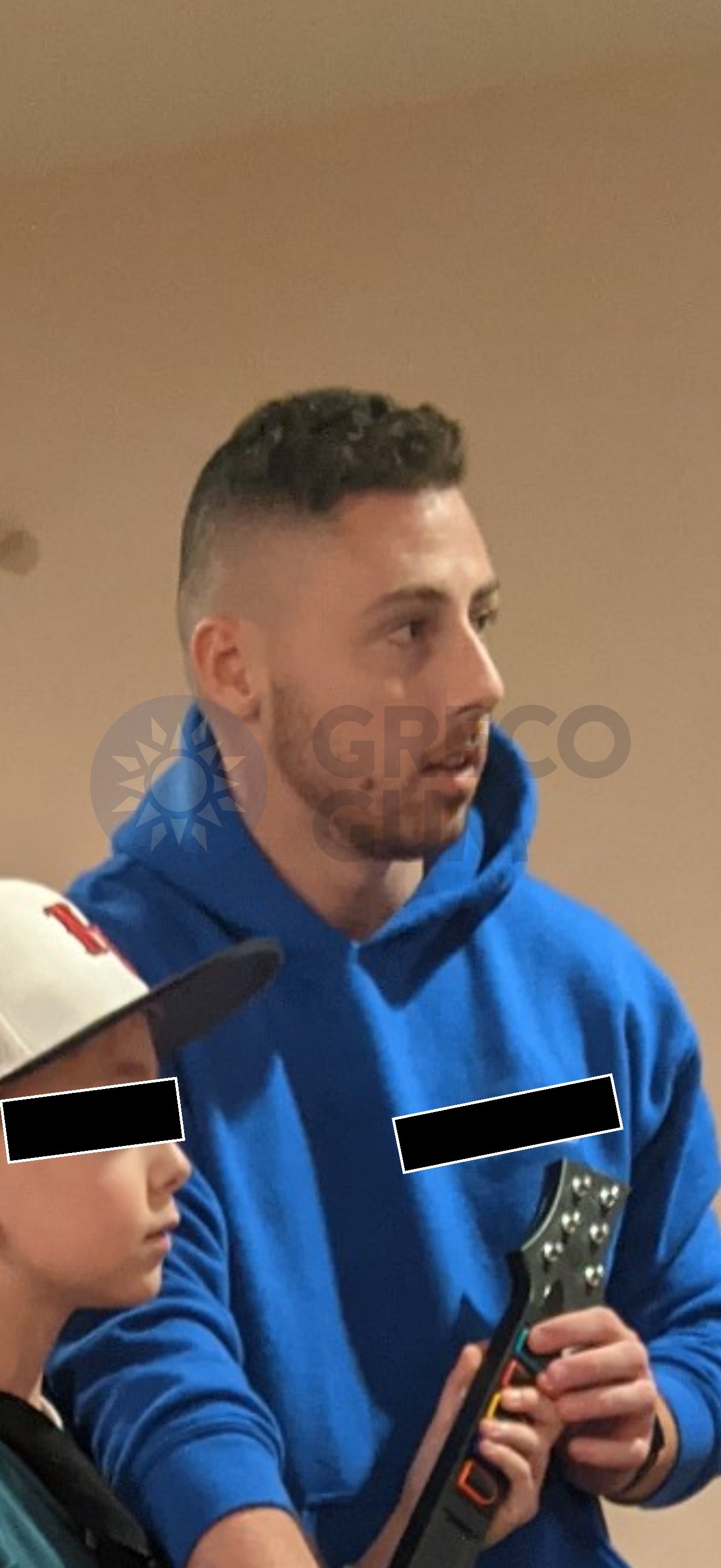 Before image of a young man in side profile