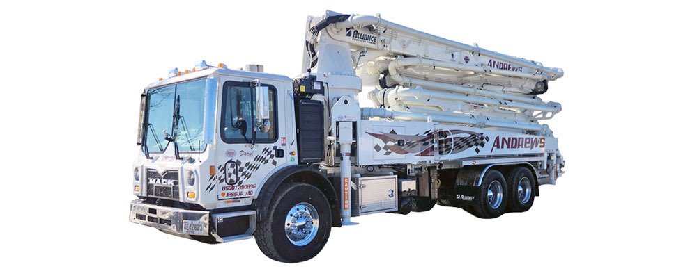 38 meter boom pump