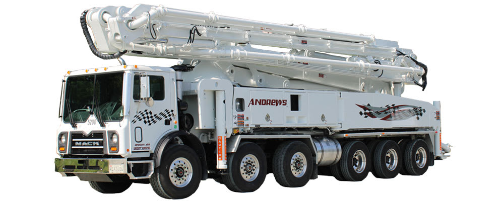 52 meter boom pump