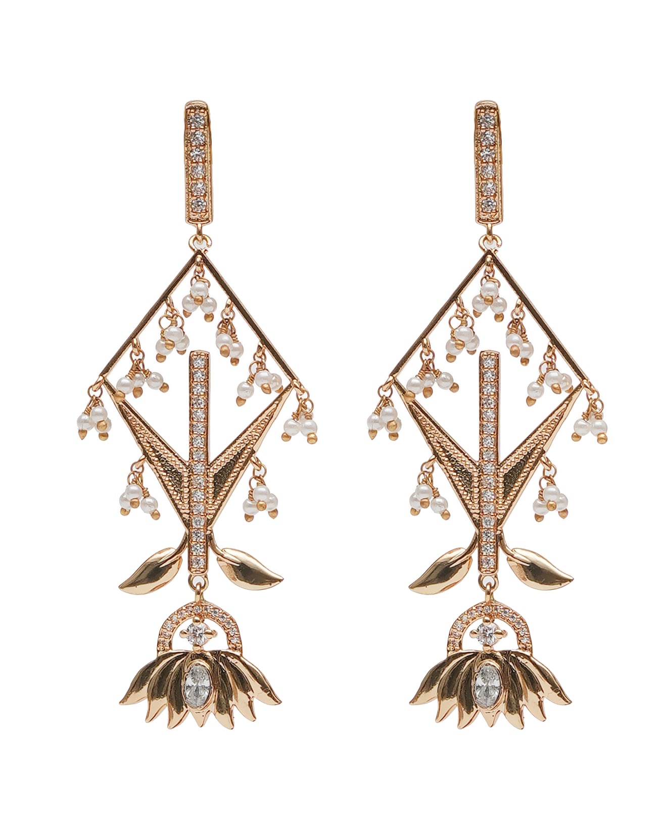Zaria Lotus Earrings 4