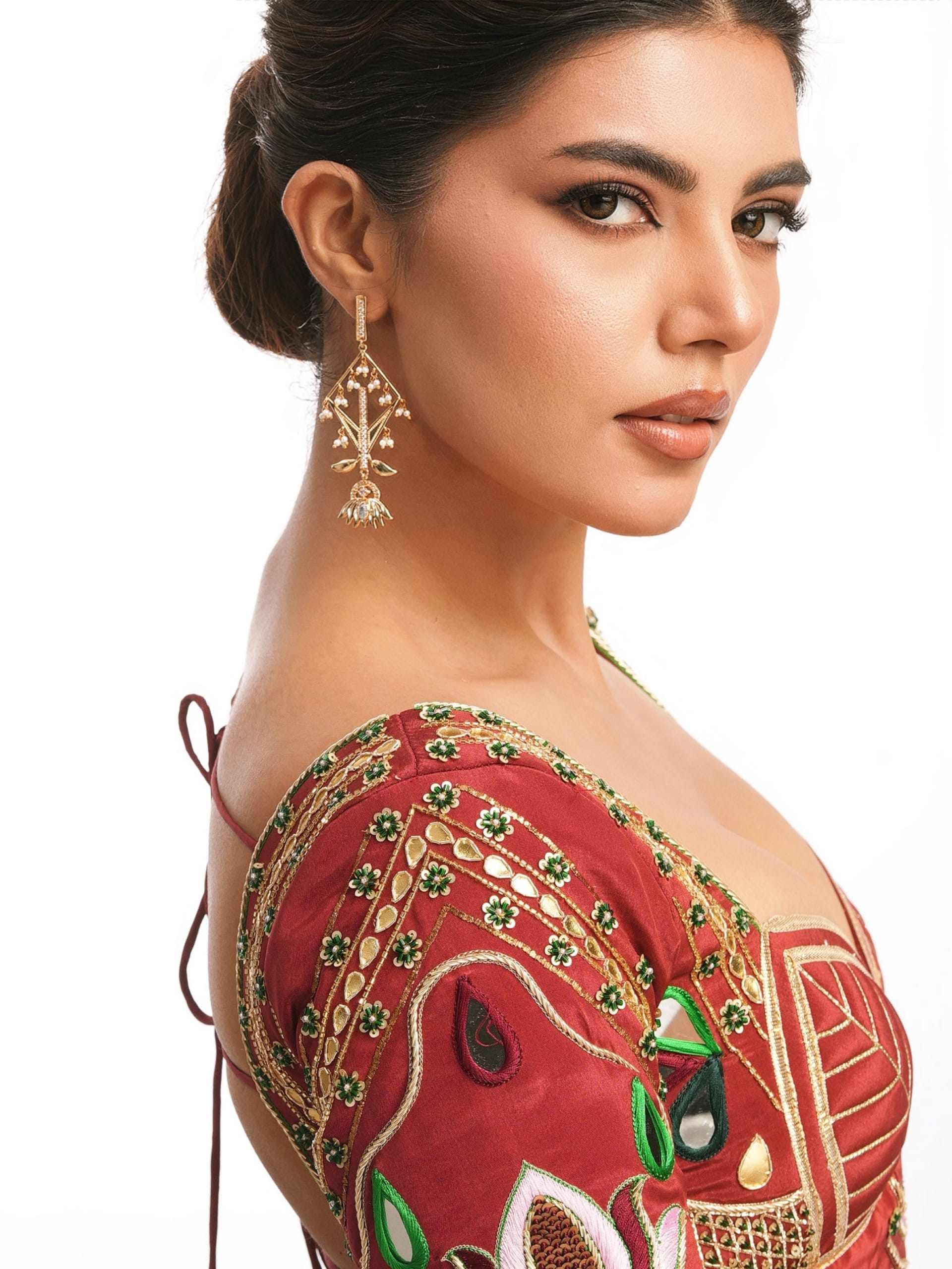 Zaria Lotus Earrings