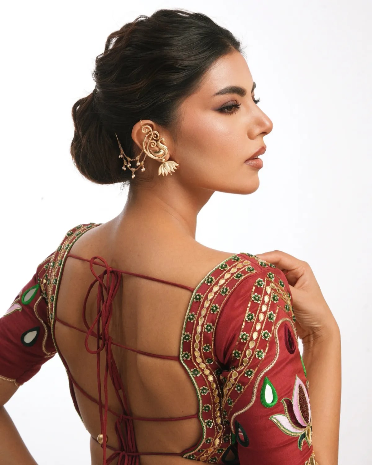 Mayura lotus Earcuffs