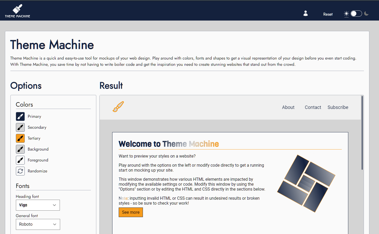 Theme Machine