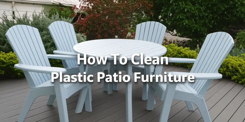 How To Clean Plastic Patio Furniture