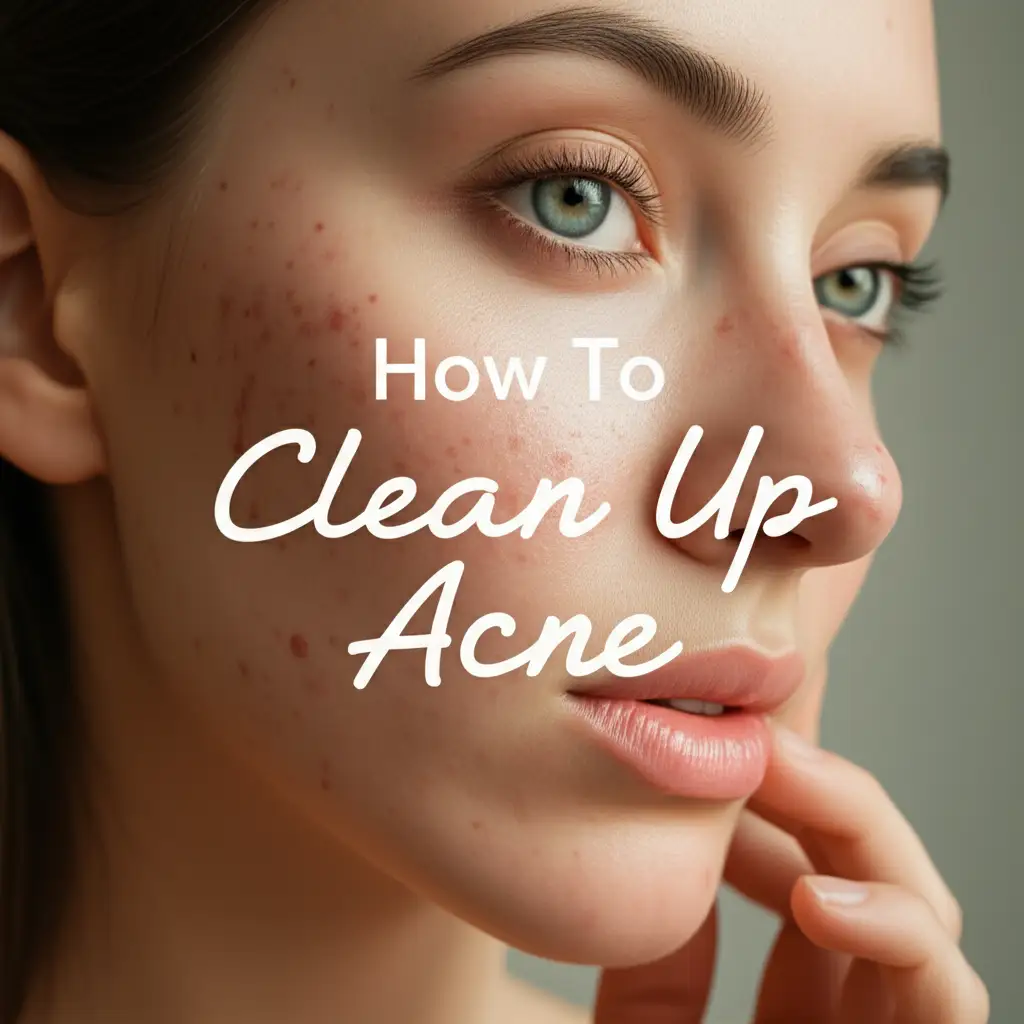 How To Clean Up Acne