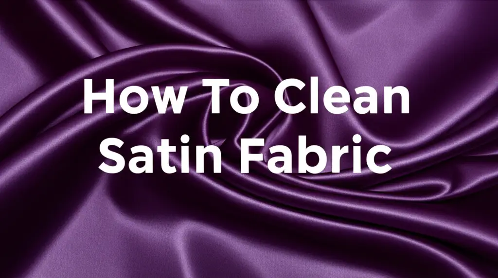 How To Clean Satin Fabric