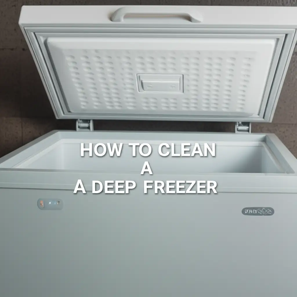 Learn how to clean a deep freezer step-by-step. Get tips on defrosting, sanitizing, and organizing your freezer for peak performance.