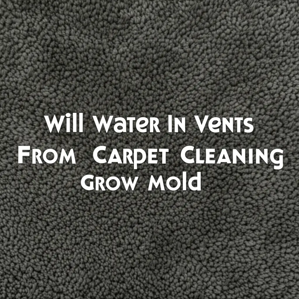 Discover if water in vents from carpet cleaning leads to mold. Learn prevention tips, signs of mold, and proper drying methods to protect your home.
