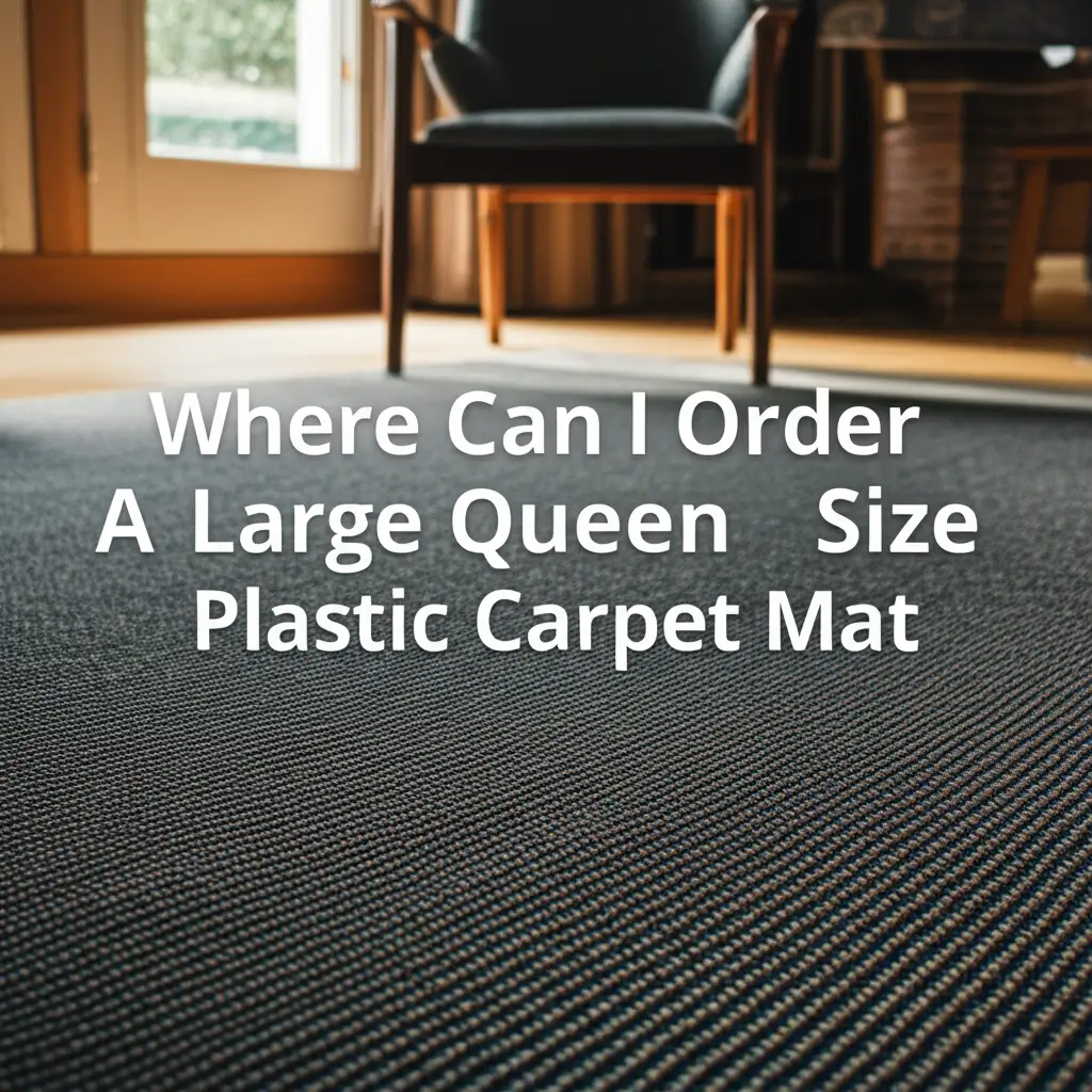 Where Can I Order A Large Queen Size Plastic Carpet Mat