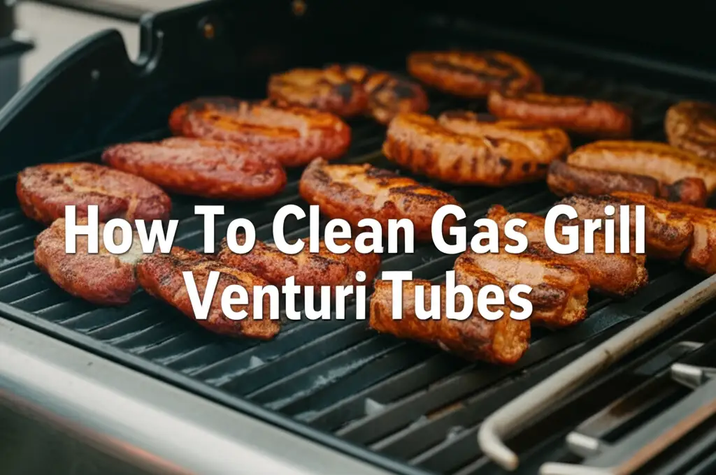 How To Clean Gas Grill Venturi Tubes