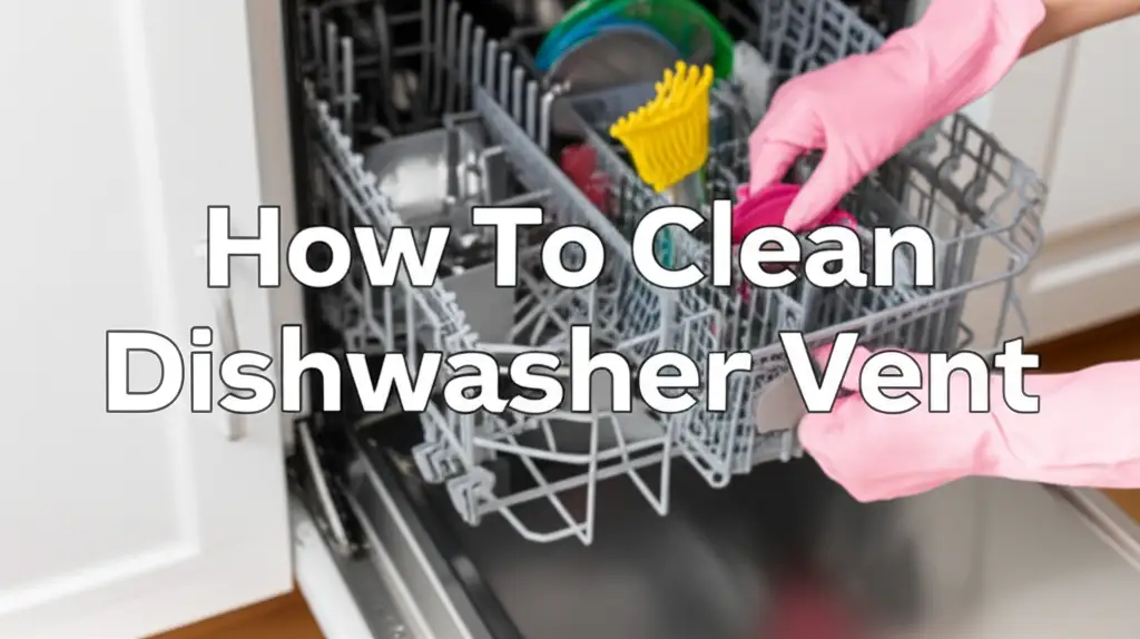 How To Clean Dishwasher Vent