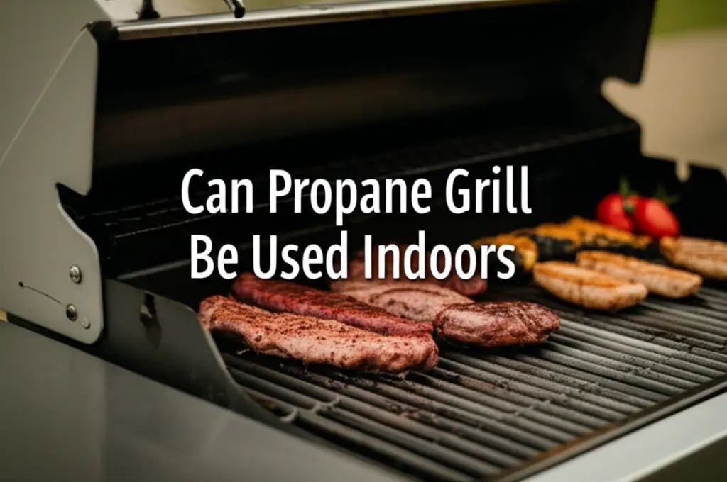 Learn if a propane grill can be used indoors and discover serious safety risks like carbon monoxide poisoning and fire hazards. Find safe grilling alternatives.