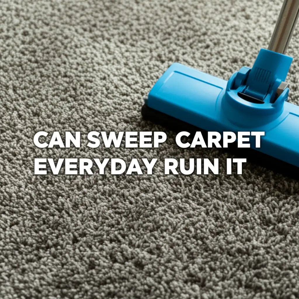 Can Sweep Carpet Everyday Ruin It