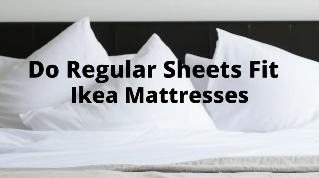 Discover if regular sheets fit Ikea mattresses, understand Ikea's unique sizing, and find tips for buying the perfect bedding for your bed.