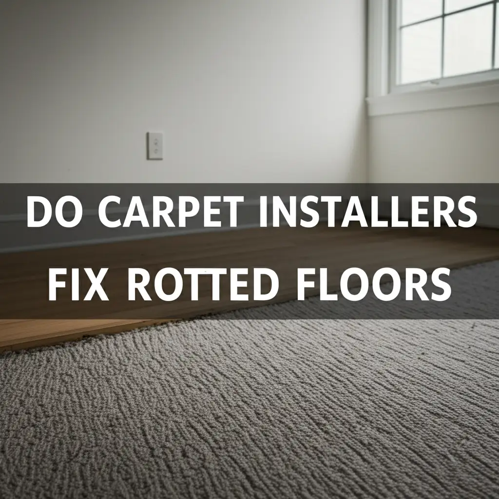 Do Carpet Installers Fix Rotted Floors