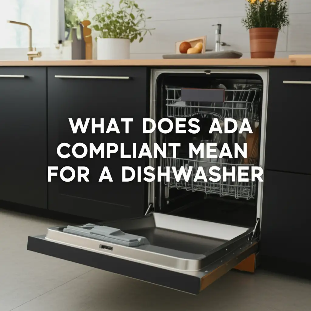 What Does Ada Compliant Mean For A Dishwasher