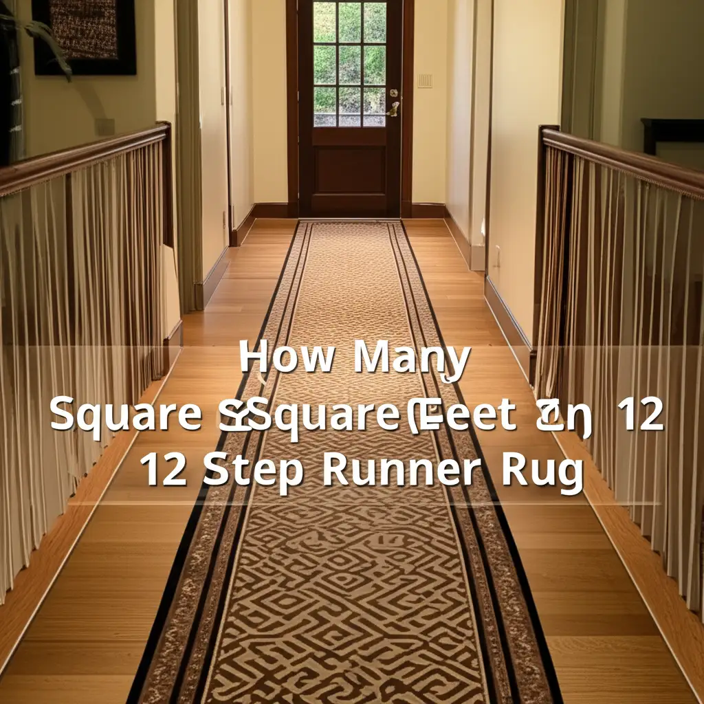 How Many Square Feet In 12 Step Runner Rug