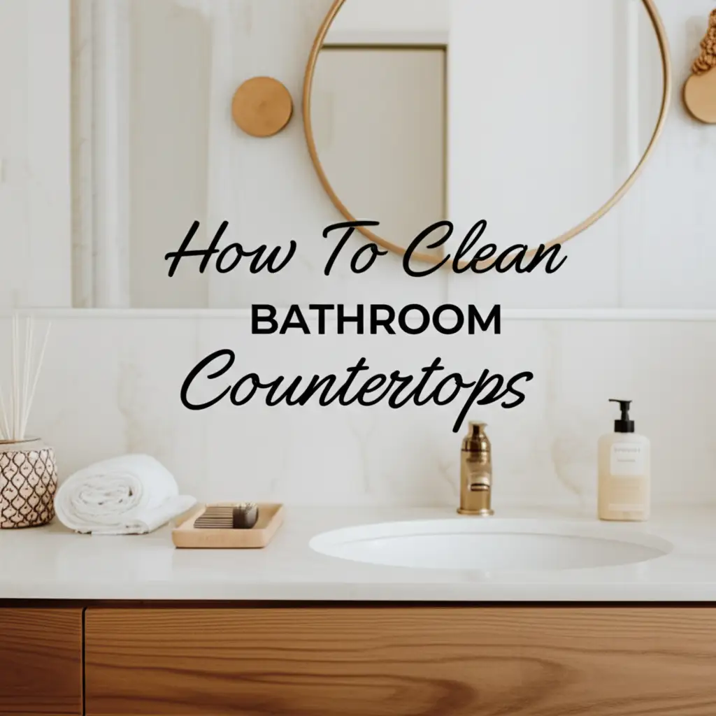 How To Clean Bathroom Countertops