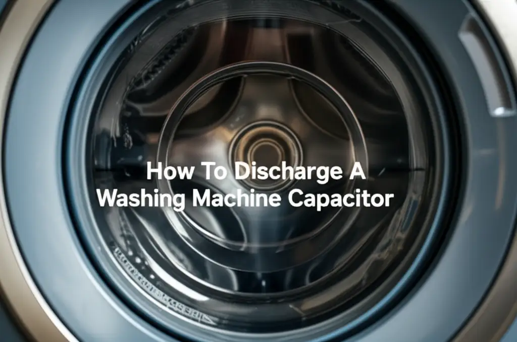 How To Discharge A Washing Machine Capacitor