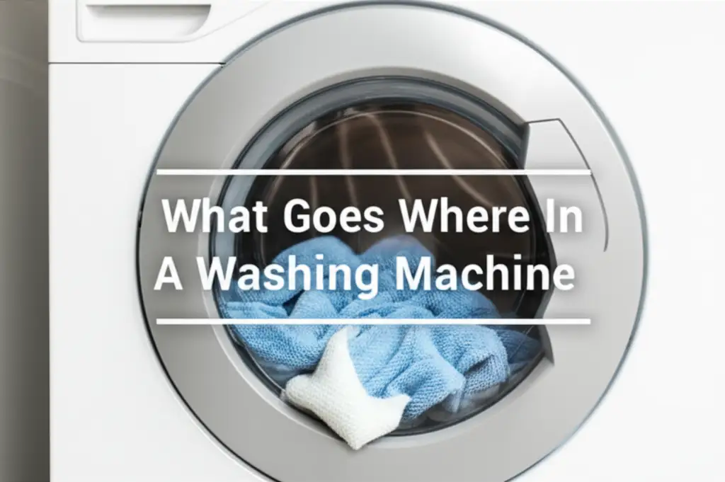What Goes Where In A Washing Machine