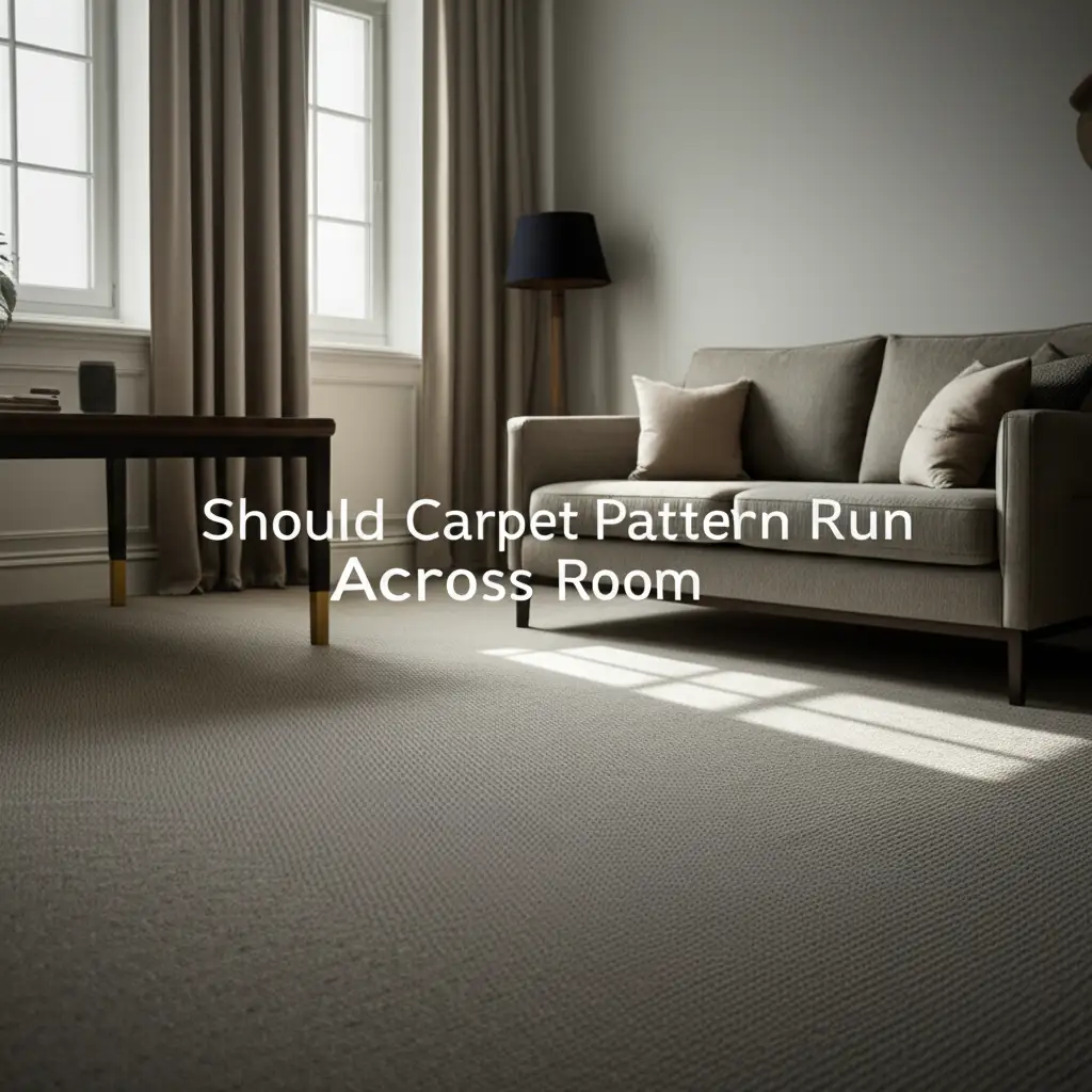 Should Carpet Pattern Run Across Room