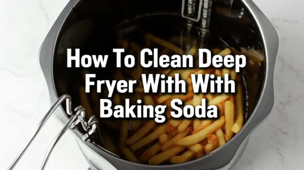 How To Clean Deep Fryer With Baking Soda