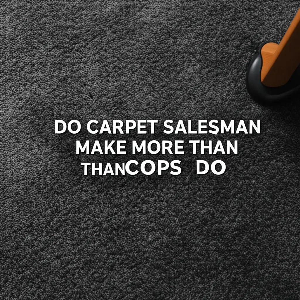 Do Carpet Salesman Make More Than Cops Do