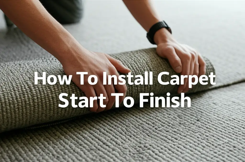 How To Install Carpet Start To Finish