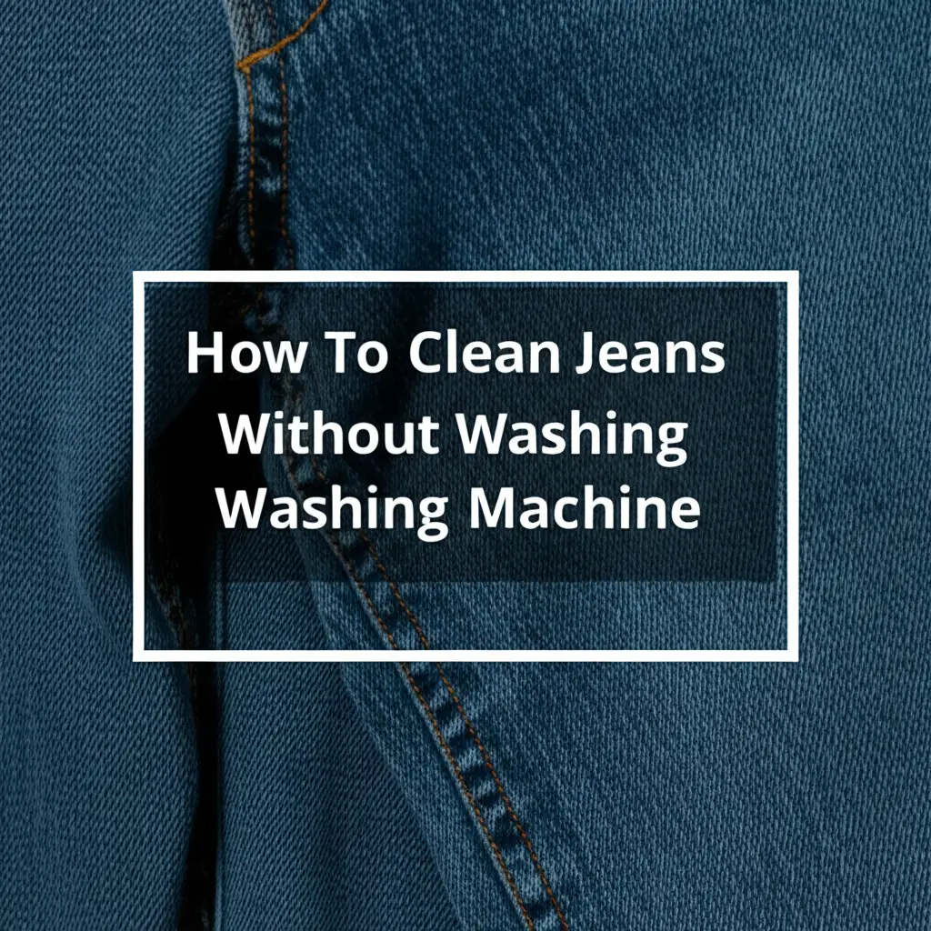 Learn how to clean jeans without a washing machine using effective, gentle methods for denim care. Keep your jeans fresh longer.