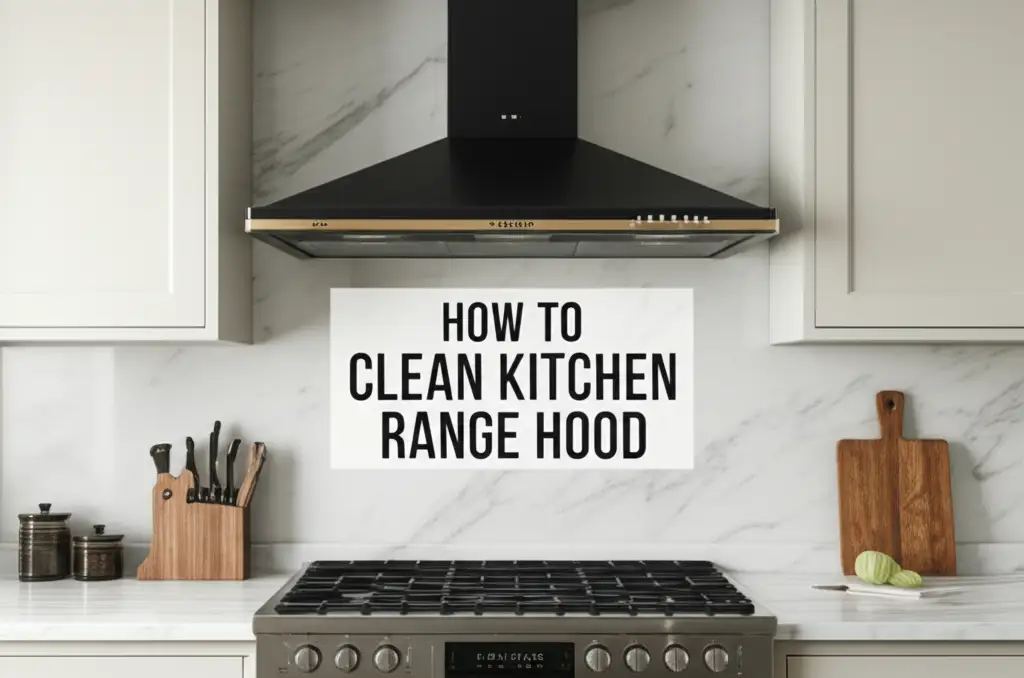 How To Clean Kitchen Range Hood