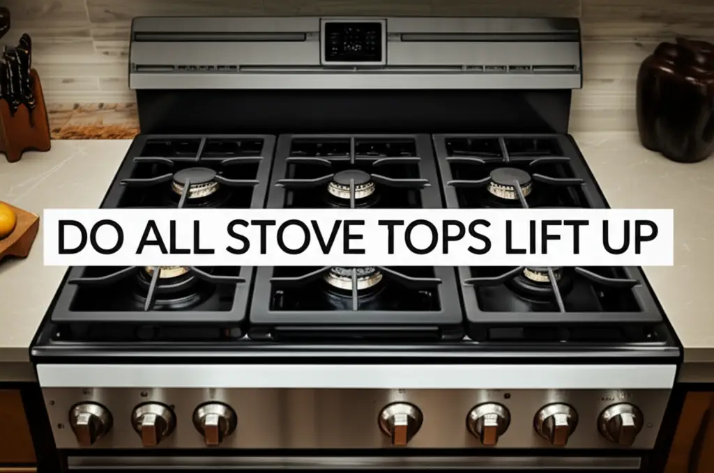 Do All Stove Tops Lift Up