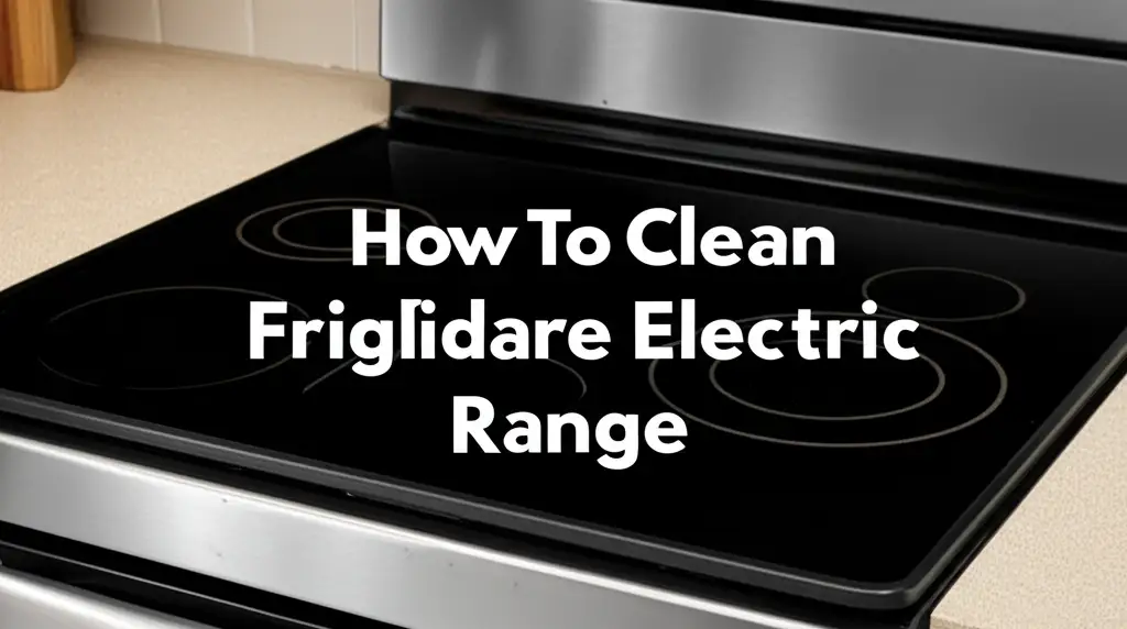 How To Clean Frigidaire Electric Range