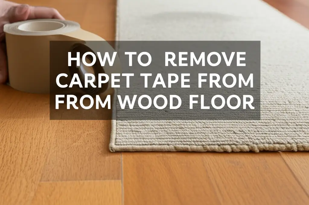 How To Remove Carpet Tape From Wood Floor