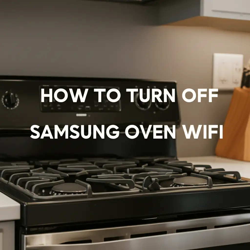 How To Turn Off Samsung Oven Wifi