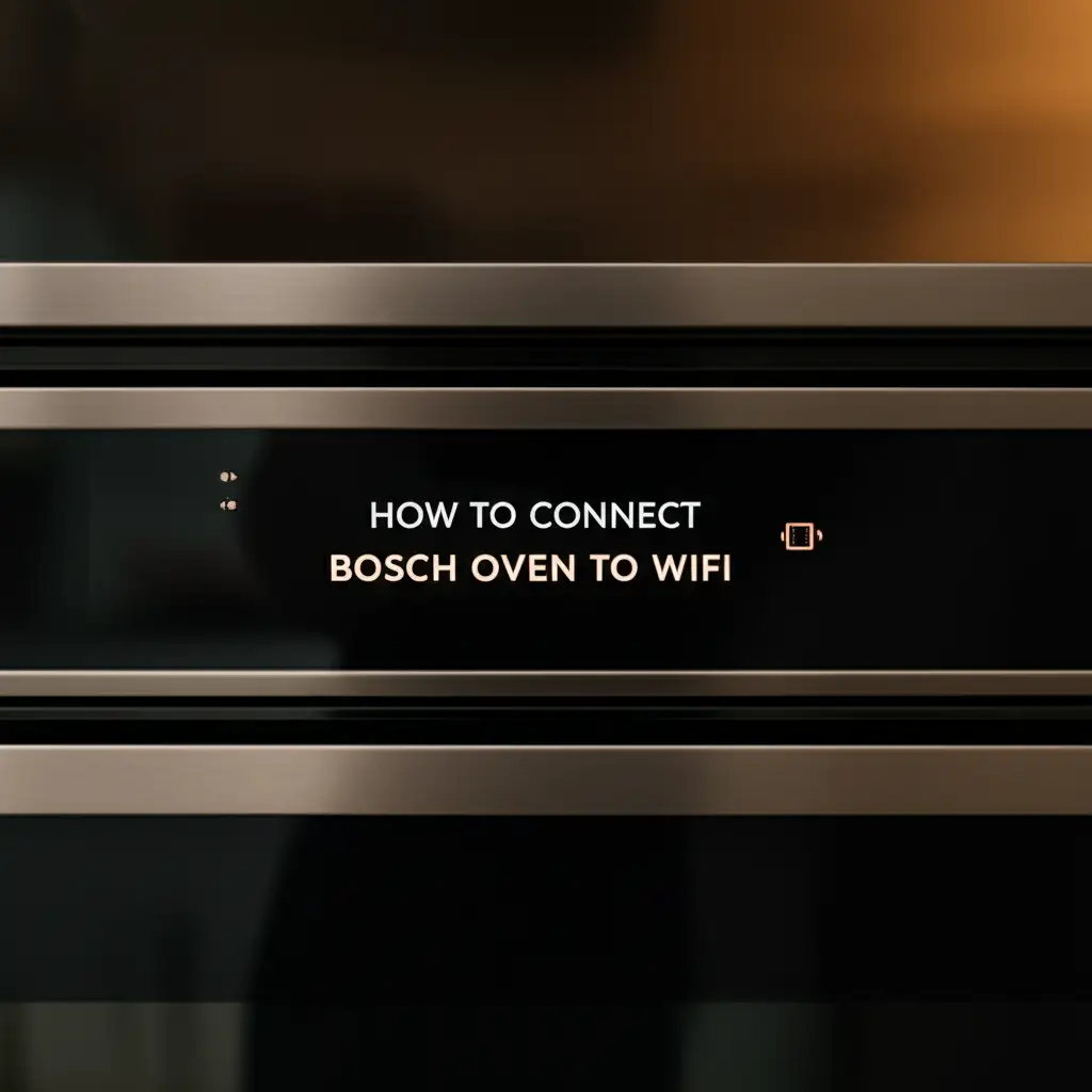 How To Connect Bosch Oven To Wifi