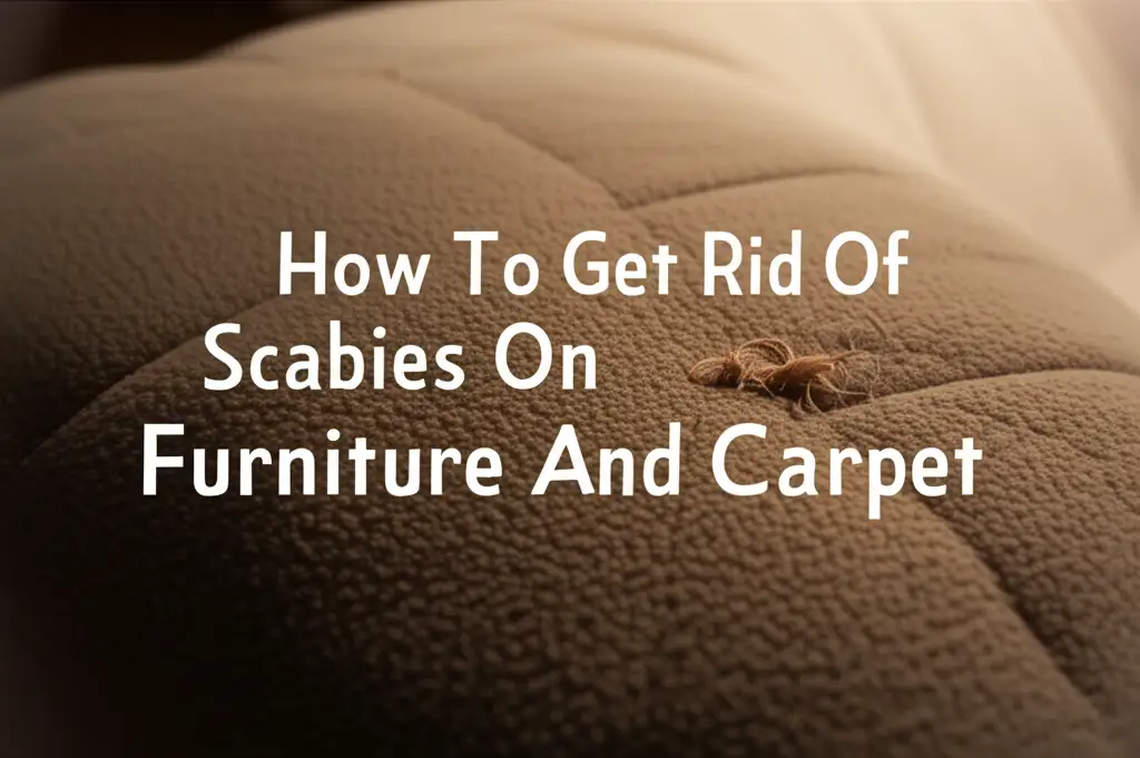 Learn how to effectively get rid of scabies mites from your furniture and carpets. This guide helps you sanitize your home surfaces.