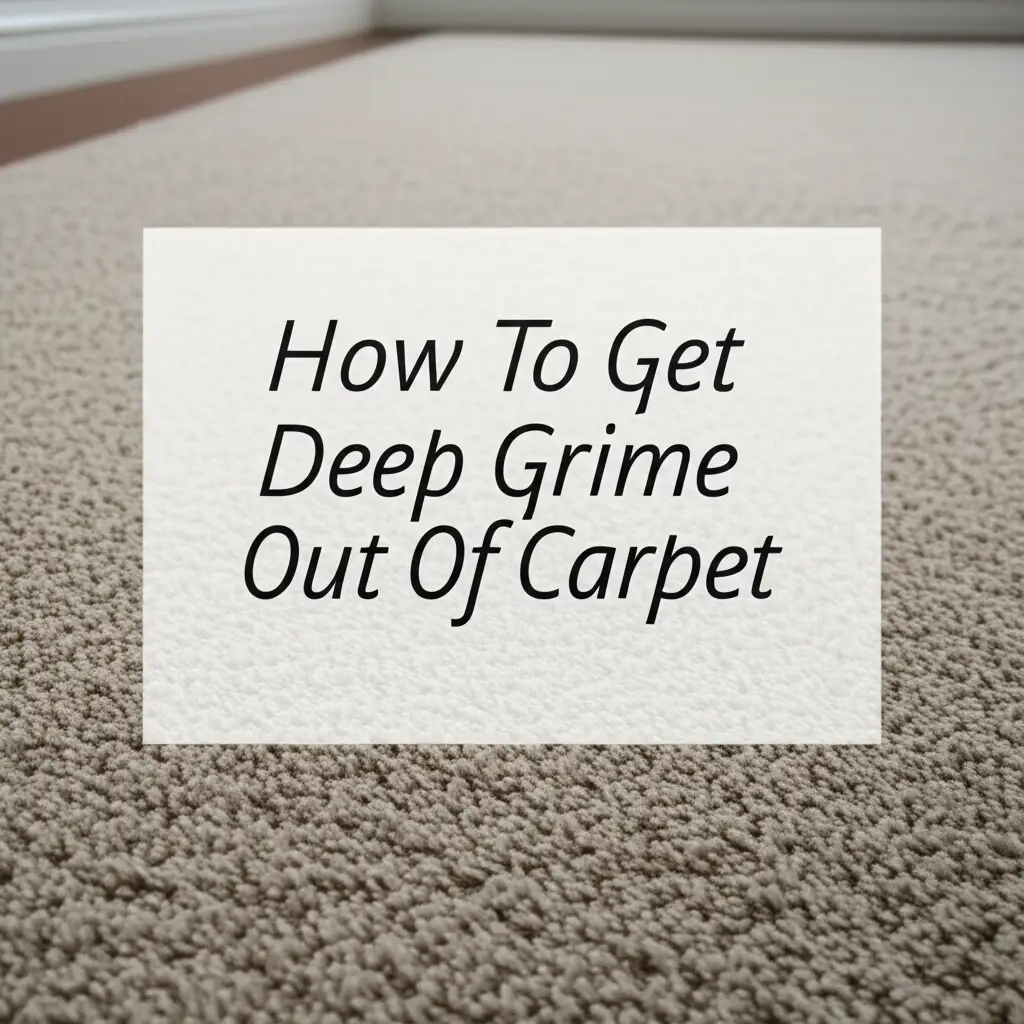 How To Get Deep Grime Out Of Carpet