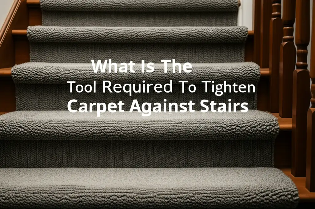 What Is The Tool Required To Tighten Carpet Against Stairs
