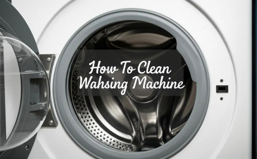 How To Clean Wahsing Machine