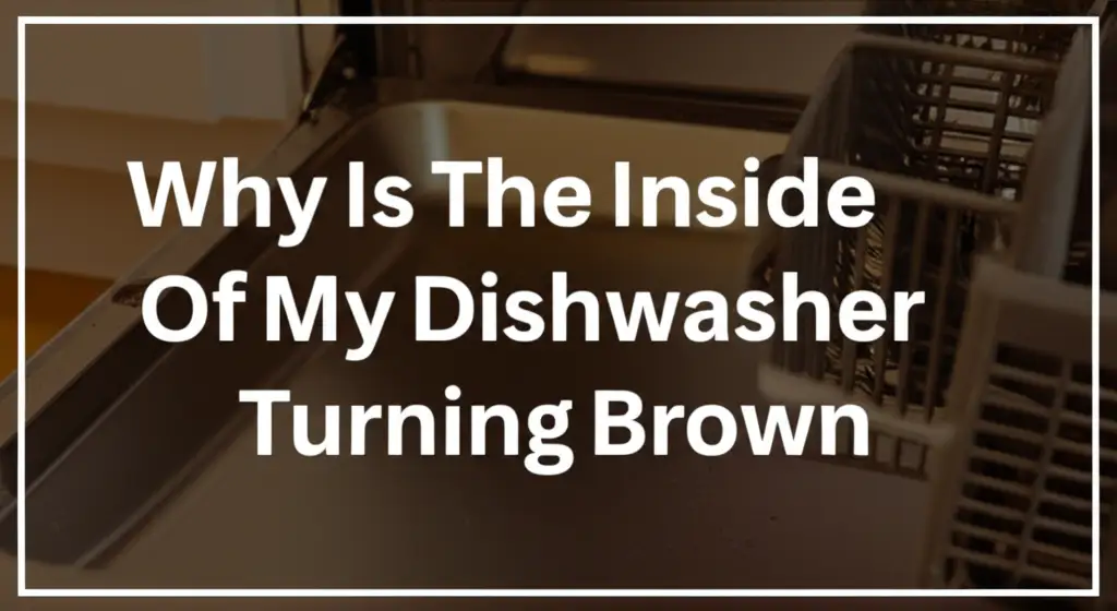 Why Is The Inside Of My Dishwasher Turning Brown